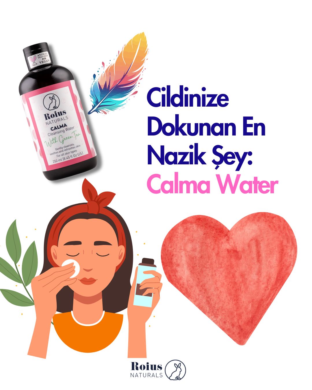 Nazik Cilt Temizleme Suyu Calma Cleansing Water