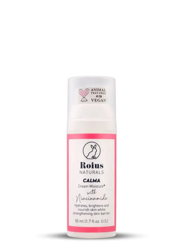 Roius Naturals Calma Cream Moisture+ Cilt Bariyeri Güçlendirici Niasinamidli Nemlendirici Yüz Kremi 50 ml