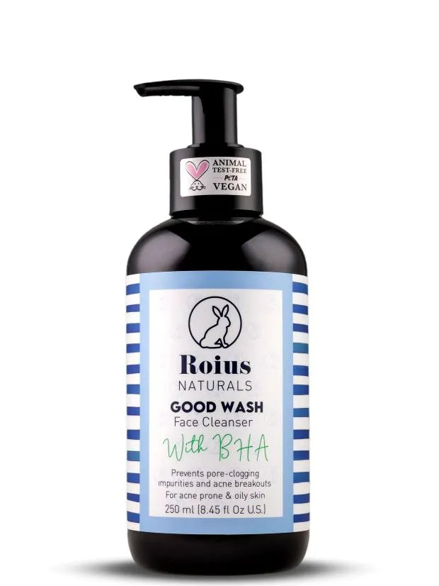 Roius Naturals Good Wash BHA Katkılı Akne Karşıtı Cilt Temizleme Jeli 250 ml